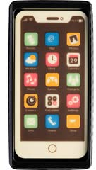 Confiserie Weibler Geschenkpackung Smartphone aus Vollmilchschokolade – Handy Schokoladengeschenk zum Geburtstag, Ostern, Weihnachten 40g