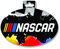 Rico Industries NASCAR Farbiger ovaler Aufkleber