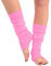 COMFYLOT & KK TRADERS MCR LTD® Women Fancy Stylish Acrylic Leg Warmers Plain 80s Party Neon Ballet Dance Ice Skating Accessories (Baby Pink)