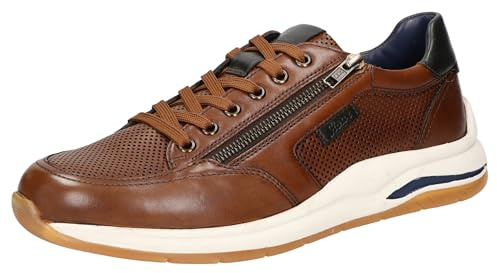 Sioux Herren Turibio 710 Sneaker, Cognac, 42 EU Weit
