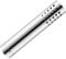 DAZZLEEX Stove Pipe Flue Chimney Extension Tube Spark Arrestor for Log Wood Stove 50cm