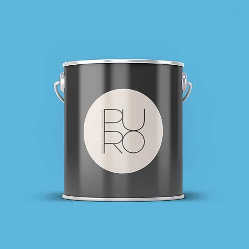 Livingwalls Puro Premium Peinture Murale c3002 - Peinture pour intérieur Bleu Mat de qualité supérieure - 2,5 l