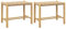 GIANTEX Barhocker 2er Set Barstühle, Esszimmerstühle Küchenstühle Holz & geflochtenem Papier, Tresenhocker Bistrohocker mit Fußstütze, Esszimmerhocker Küchenhocker Holzhocker Natur (56x36x45 cm)