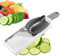 Mandoline multifonction avec lame réglable en acier inoxydable, hachoir à légumes et râpe à fromage, mandoline pour trancher rapidement les fruits et légumes