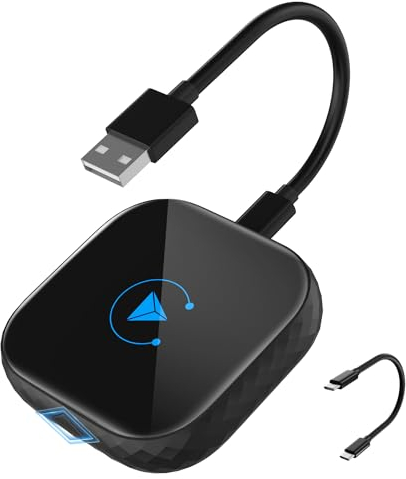 Ottocast Wireless 2 in 1 carplay Android Auto Wireless Adapter, Car Play AA kabellos Dongle ohne Kabel Plug & Play für Fahrzeuge mit CarPlay- oder Android Auto-Funktionalität ab 2016
