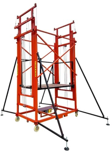 Andamio Plataforma elevadora de andamio eléctrica completamente automática, mesa elevadora hidráulica móvil plegable, construcción de decoración interior y exterior, con control remoto y ruedas Andami
