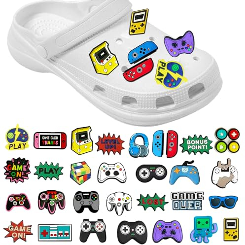 AWAVM 30 PCS Shoe Decoration Charms, DIY Shoe Accessories PVC Cartoon