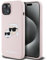 CG Mobile Karl Lagerfeld KLHMP15SSKCHPPLP Hülle für iPhone 15/14 / 13 6.1 Rosa hardcase Silicone Karl & Choupette