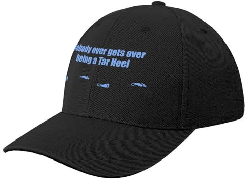 SUSIAOE Basecap Niemand kommt jemals darüber hinweg, EIN Tar Heel (Bold) Baseball Cap Fischerhut modische Luxus Frau Männer