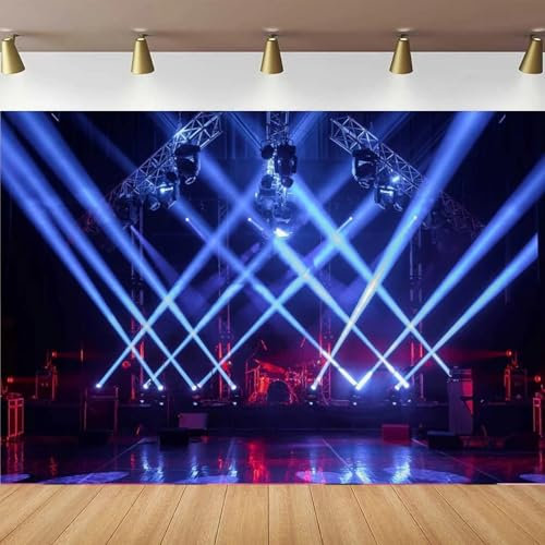 Bühne Spotlight Fotografie Band Live Show Party Dekoration Theater Rock Konzerte Musik Club Banner Geburtstagsparty