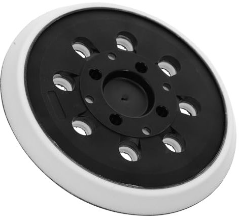 HAWILLOSCH Polishing Machine Polishing Disc Loop Backing Pad Sanding Pad Orbital Sander Saver Pad Disc Sander Deck Sander Drywall Sander Pads Rigid Sander Coarse Hole Bocsh Black Polyurethane