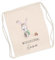 wunderwunsch Wechselkleidung Beutel Kita, Wechsel Kleidung Tasche, Kindergarten, Turnbeutel mit Logo, Beutel mit Druck, individualisiert für Jungen persoanlisiert Junge