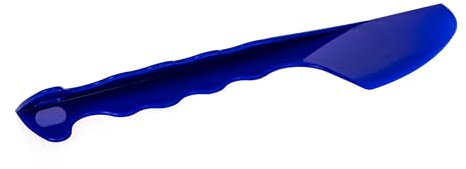 TW Kunststoff Teigschaber Messer Tortenheber Blau (inkl. 1x Aufklebe-Tier)