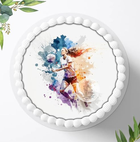 Tortenaufleger Tortenbild Tortendeko Fototorte Sport für Jungen,Mädchen und Divers zum Geburtstag, Essbares Foto aus Fondant, Ø 20cm - 1322z