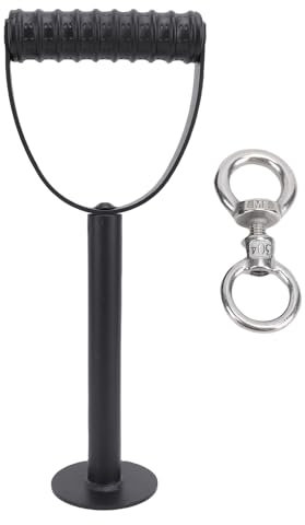 Adjustable Kettlebell Handle 100kg Bearing Capacity Weight Plate Kettlebell Grip Handle for Home Gym Workout (25mm)