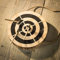 Adult Axe Throwing Game Set, Wooden Frisbee and 3 Small Axes, Wooden Dart and Throwing Axe Toy Game, Indoor/Outdoor Target Game for Holidays, Parties, Backyard, Adults