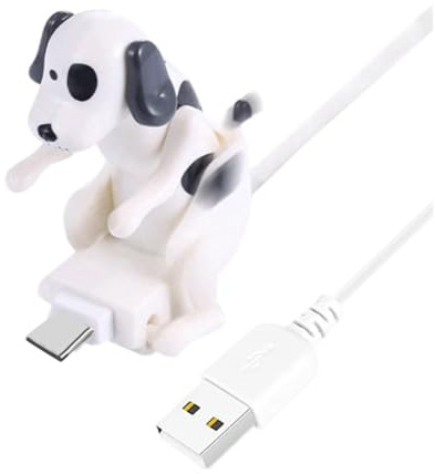 Wzxksoac Humping Dog USB Charging Cable Funny Fast Charger Type-C Novel Phone Accessory & Stress Relief Toy