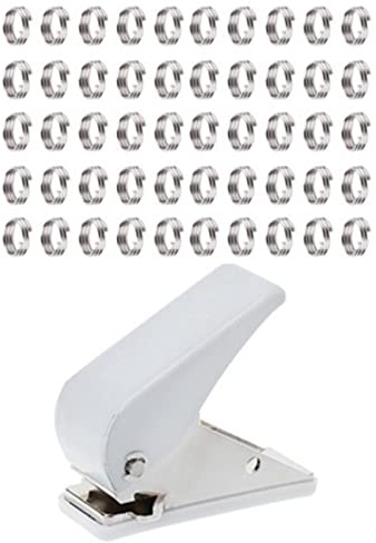 Homyl Tragbarer Punch mit O Ringen Retainer, Punsch und 50 Ringe