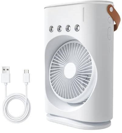 Ventilatore nebulizzatore portatile, autonomia della batteria lunga