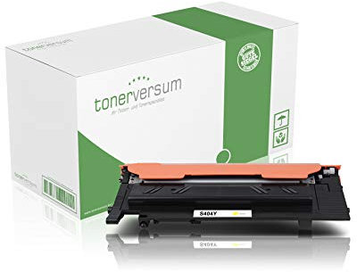 Tonerversum Toner kompatibel zu Samsung CLT-Y404S Gelb (für Samsung Xpress C430 C430w C480 C480fn C480fw C480w Laserdrucker)