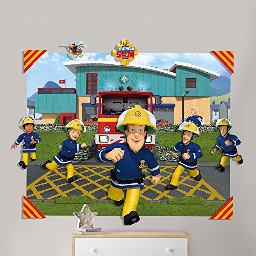 Fireman Sam 3D Pop-Out Wall Decoration