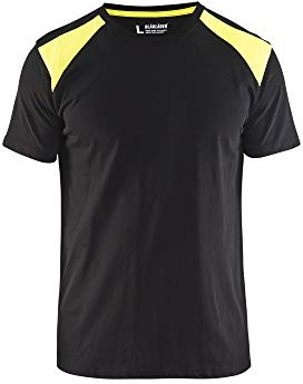 Blaklader 33791042 T-SHIRT, Schwarz/Gelb, grootte S