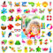 Konsait 96 Hawaii Luau Temporäre Tattoos Aufkleber Kindertattoos für Mädchen, Jungen, Kindergeburtstag Mitgebsel, Hawaii Tropischen Aloha Sommer Beach Party Deko