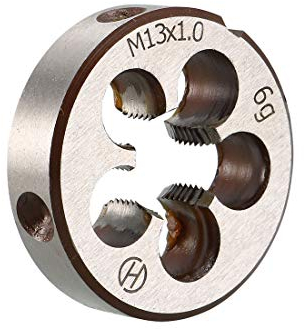 sourcing map M13 x 1 metrische Rundmatrize Maschinengewindeschneideisen 38 mm AD legierter Stahl