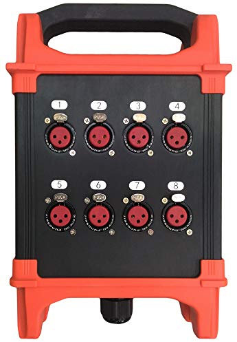 Ciabatta da palco 8 canali XLR