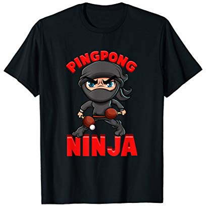 Awesome Ping Pong Ninja Table Tennis Pingpong Player T-Shirt