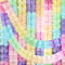 6 STK Vierblättriges Kleeblatt Girlande Papier Pastellfarben Mehrfabig Banner Deko für Hochzeit Geburtstag Party Karneval Fasching Festfeier Geburtstagsgirlande Partygirlanden Dekoration