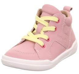 Superfit Mädchen Superfree Lauflernschuhe, Rosa Gelb 5520, 24 EU