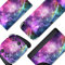PlayVital Skin Sticker für Nintendo Switch OLED Modell,Aufkleber Sticker Decal Folie Abziehbild Faceplates Klebefolie für Switch OLED Konsole&Joy Con&Dock&Grip(Leuchtende Galaxie)