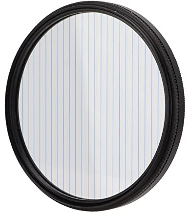 62-77mm Blue Streak Filter, Spezialeffekt Rotierender Filter Linsenfilter Anamorphes Optisches Glas mit Rahmen aus Aluminiumlegierung(67mm)