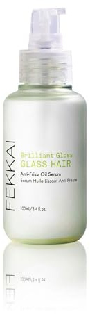 FEKKAI Brilliant Gloss Sérum anti-frisottis 100 ml – Sérum brillant contre les frisottis, donne souplesse & brillance, nourrit les cheveux secs, végétalien et sans silicone
