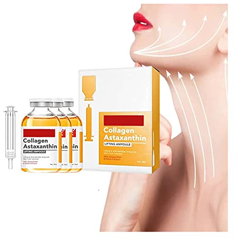 Niblido FirmTox Collagen Astaxanthin Lifting Ampulle, Anti Aging & Anti Falten Serum, Serum für das Gesicht (3 Stück)