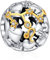 Annmors 12 Constellation Birthstone Charm for Bracelet & Necklace 925 Sterling Silver 12 Zodiac Sign Leo with CZ Charm Bead fit European Bracelet Christmas Birthday Gifts for Women Girls Family