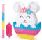 Oster Pinata – Osterparty Dekorationen für Kind Oster Piñata Hasen Piñata mit Augenbinde und Stab Geburtstagsparty Babyparty Frühlings Schulaktivitäten Spiel Osterdekoration Frühlingsparty Spiel