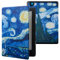 Lunso Convient pour Kobo Aura Edition 2 Case (6) - Housse de remorquage - Van Gogh Nuit étoilée