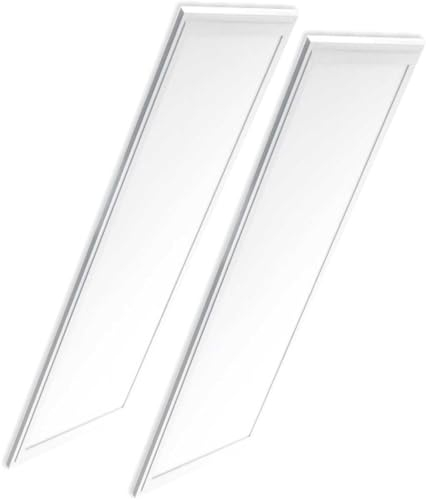 VZLED - Panel LED 120x30, Pantalla LED, Placas Techo desmontable, LED Panel Panel LED Techo, Pantallas LED, Panel LED para Cocina, Placa LED, 40W 6000ºK (Pack 2)
