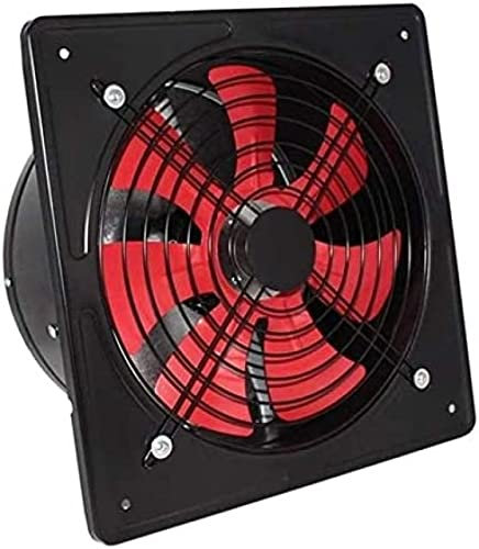 Ventilador extractor industrial Ventilador extractor industrial 250 mm 2100 m3/h, bajo nivel de ruido Ventilación de escape axial de metal resistente Ventilación industrial Ventilador de met