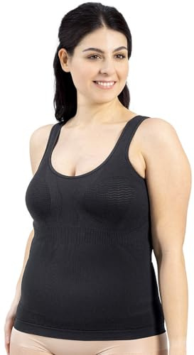 SOLIDEA Silver Wave T-Skin Tanktop mit Mikromassage, Art.0619A5, Schwarz , Medium