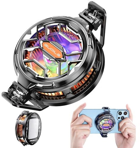 Phone Cooler Tablet Radiator,New 2024 Semiconductor Cooling for Android, iPad, iPhone, Surface,FS03 Magnetic Cooling Fan for Gaming&TikTok Live Streaming