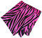 LUCKGONI Pink Zebra Bandana Kopftuch Damen Taschentuch Y2k Top Turban Headwrap