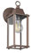 lightling Außenwandlampe Elona in der Farbe Rost, Wandmontage, IP23 Outdoor, Druckguss Aluminium, exkl. 1 x E27 max. 40W, Höhe 29 cm, Breite 11 cm