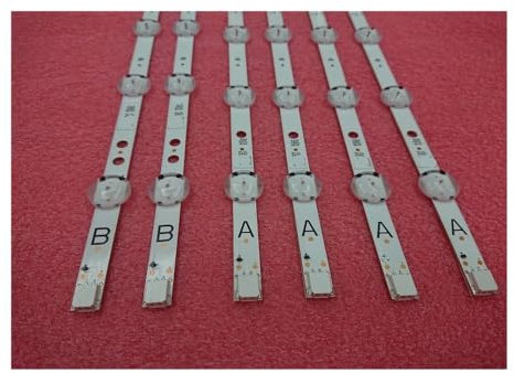 MFHgLKT LED-Streifen kompatibel mit 49U6663DB 49U6763DB 49U5863DB 49U5766DB 49PUS6031 TV 49 UHD DRT VNB AB VES490QNDL VES490QNDS-2D-U11