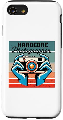 Custodia per iPhone SE (2020) / 7 / 8 La fotocamera del fotografo passa l'obiettivo della