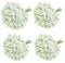 FONBAY 120 Stück Schleierkraut Künstlich wie echt,Künstliche Schleierkränze,Schleierkraut Pflanzen Gypsophila Blumen für Hochzeit Brautsträuße Zuhause Basteln und Dekoration (120DE)