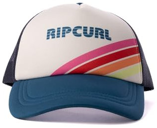 Rip Curl Damen-Trucker-Cap, Leichte und Atmungsaktive Baseballkappe aus Mesh mit Verstellbarem Snapback und Gebogenem Schirm für Sonnenschutz