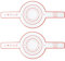 2 Pcs Silicone Bread Sling, Non Stick Silicone Baking Mat, Resuable Bread Sling with Long Handle, Heat Resistant Baking Sheets Liner Compatible with Dutch Oven(Red)